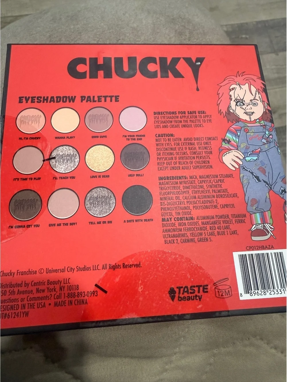 Taste Beauty this chucky